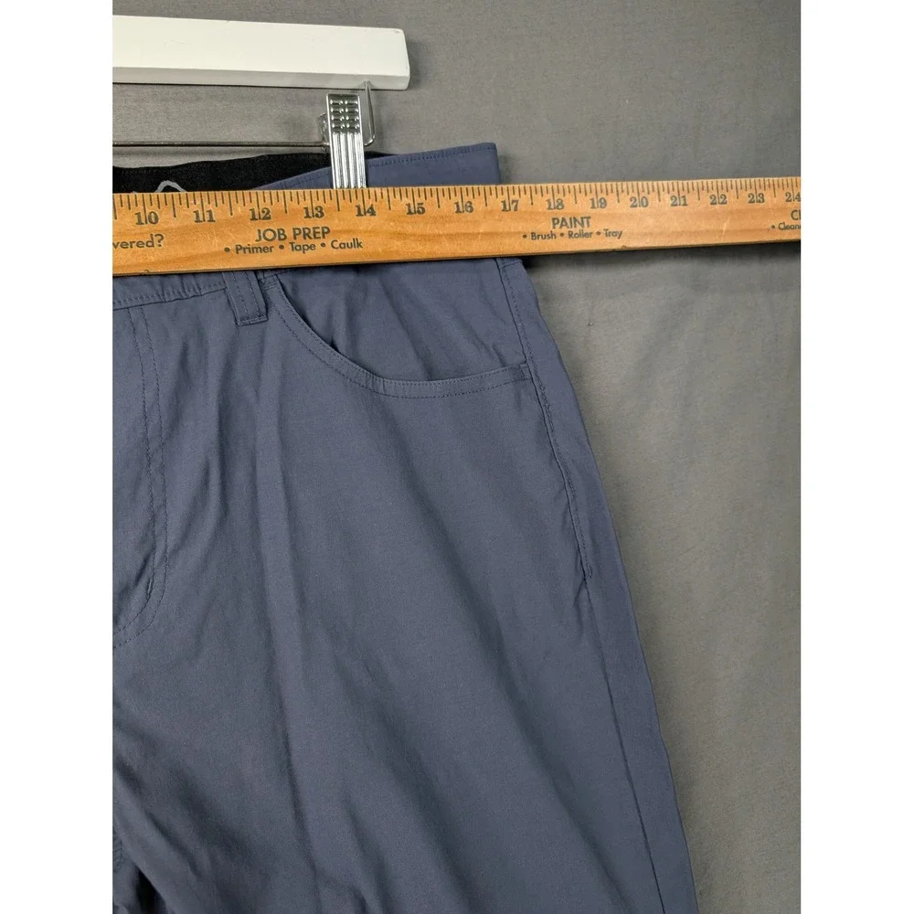 Eddie Bauer Mens Horizon Guide Chino Pants 34x30 Gray Blue Hiking Outdoor